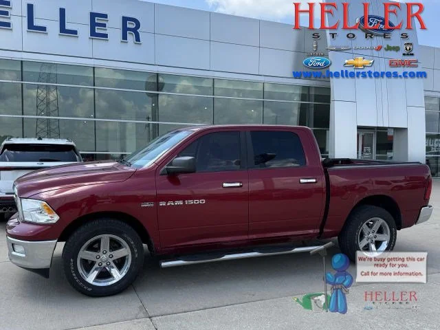 Used 2012 Deep Cherry Red Crystal Pearlcoat Ram Big Horn image 1