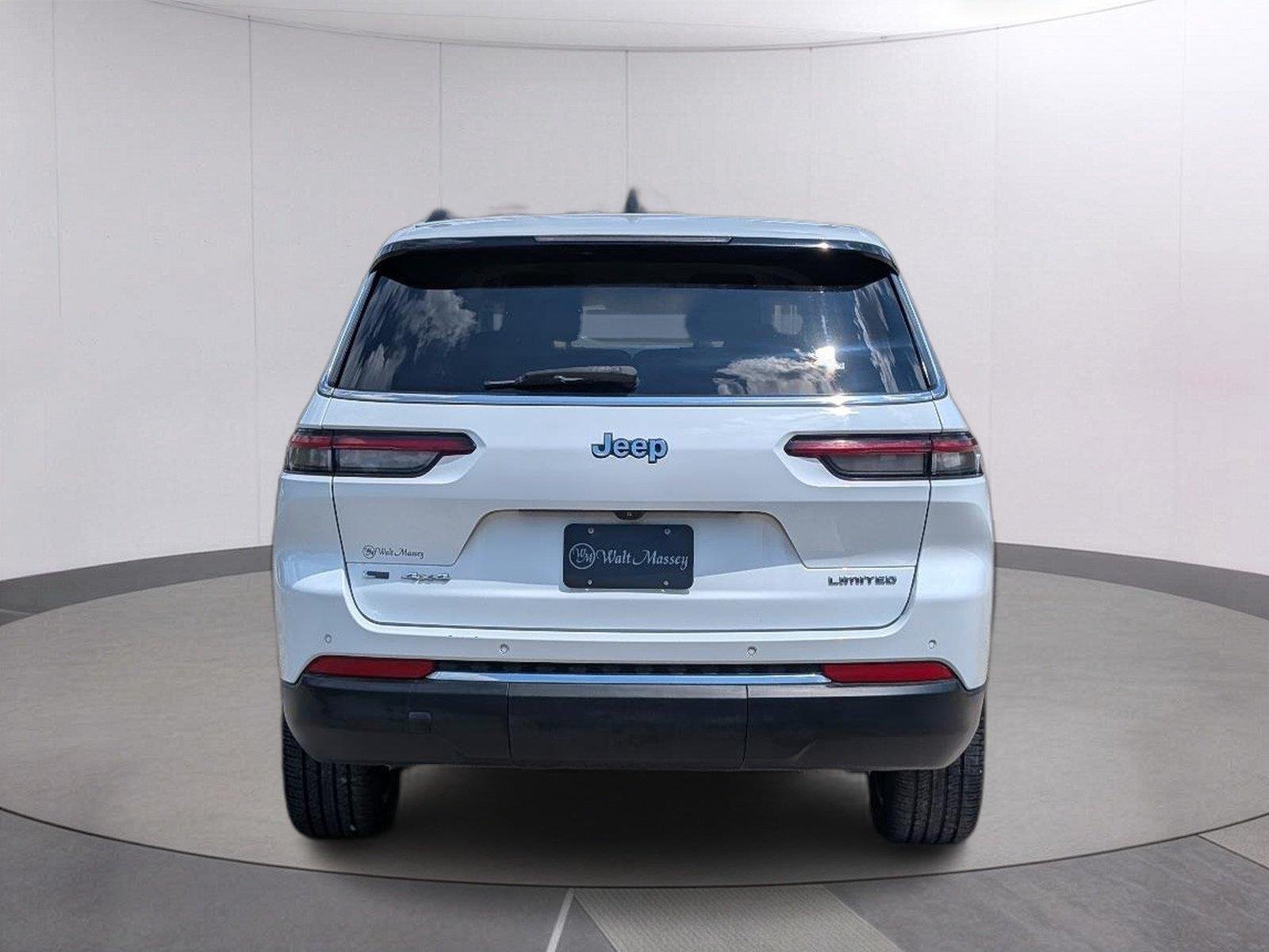 Used 2021 Bright White Clearcoat Jeep Limited image 4