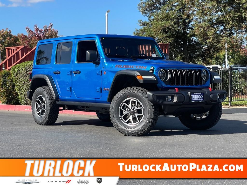 New 2026 Hydro Blue Pearl-Coat Exterior Paint Jeep Rubicon image 1