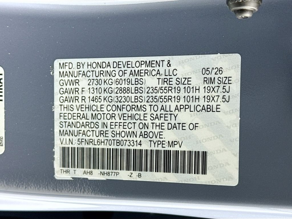New 2026 Sonic Gray Pearl Honda Sport-L image 31