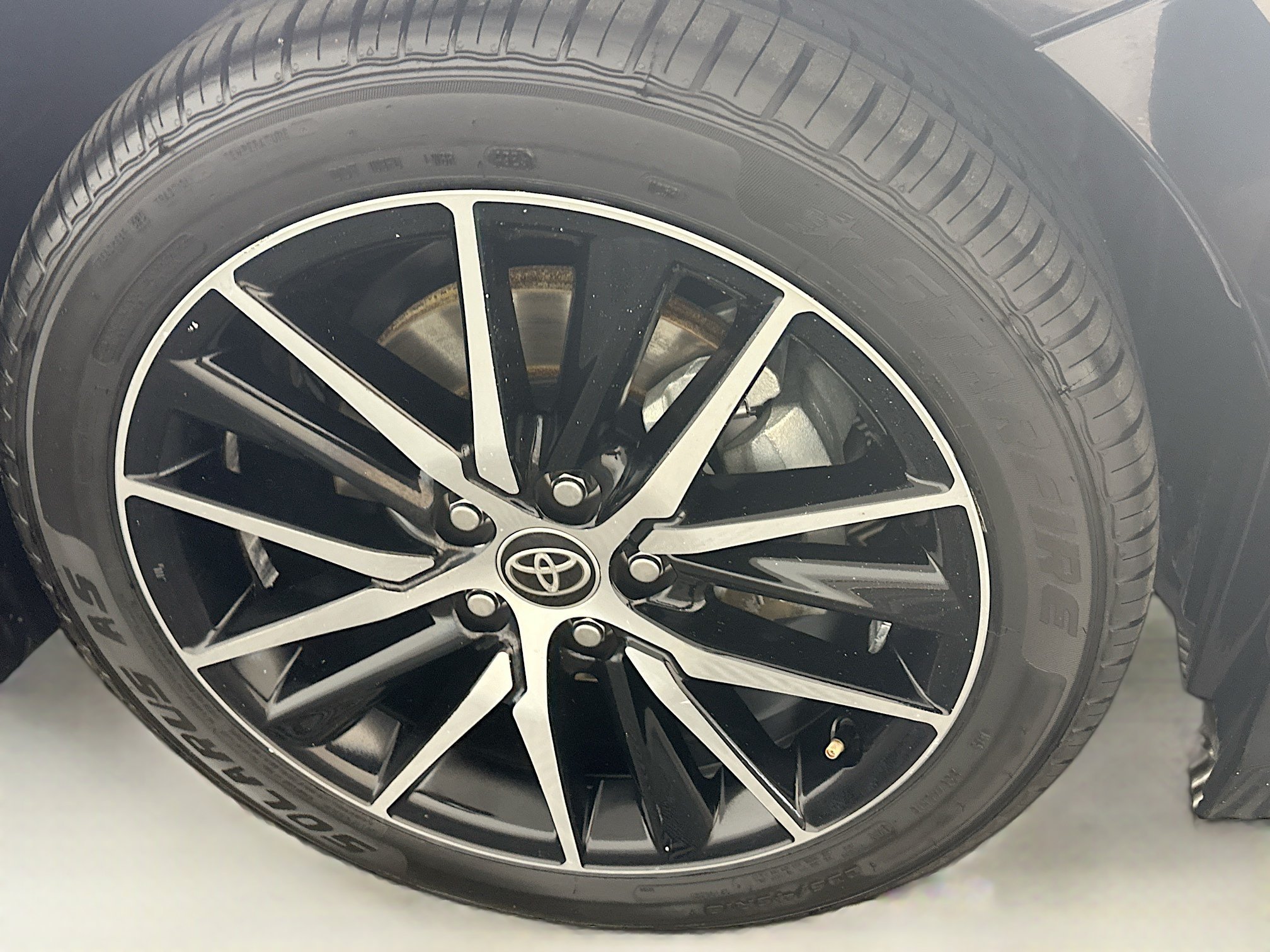 Used 2022 Midnight Black Metallic Toyota SE image 11