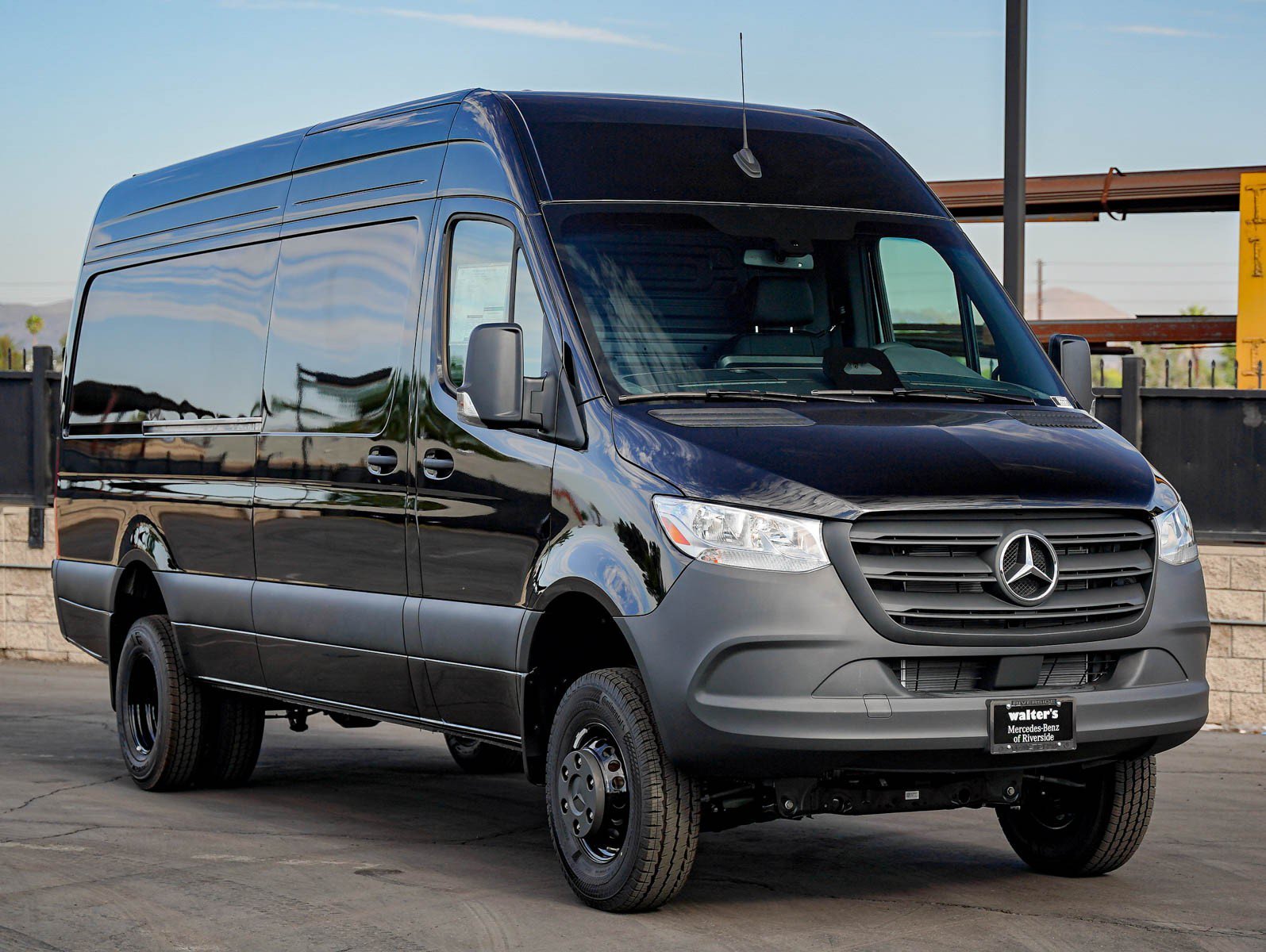 New 2026 Jet Black Mercedes-Benz 3500XD High Roof I4 Diesel HO 170 AWD image 3