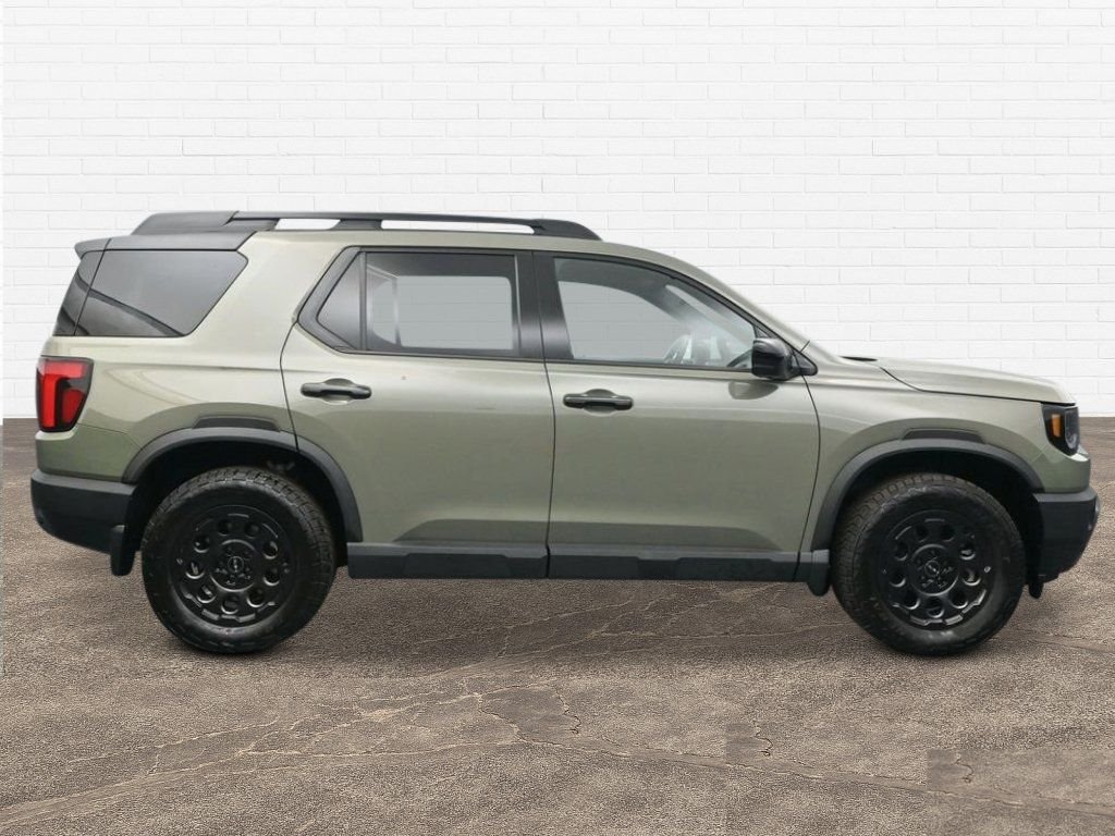 New 2026 Ash Green Metallic Honda TrailSport Elite Blackout image 7