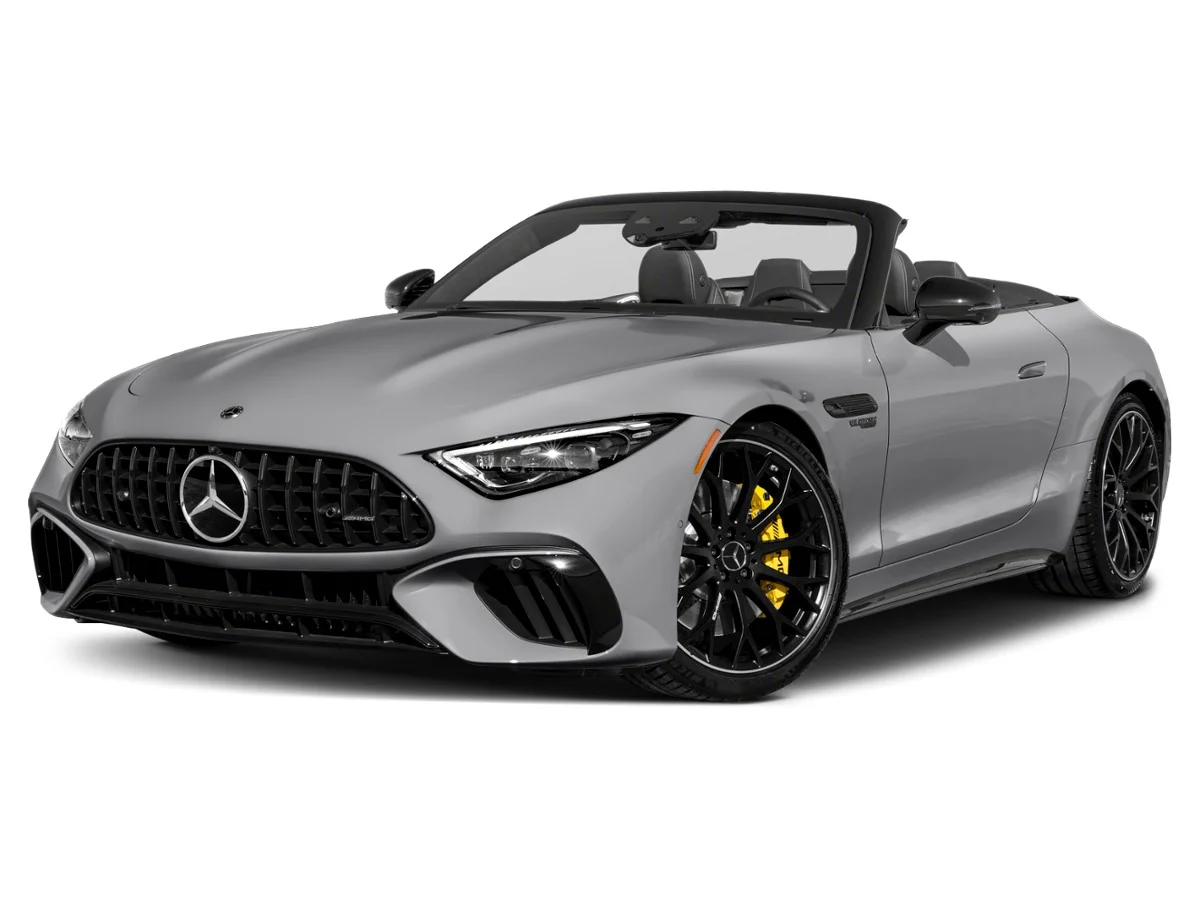Used 2022 MANUFAKTUR Moonlight White Metallic Mercedes-Benz SL 55 AMG® image 1