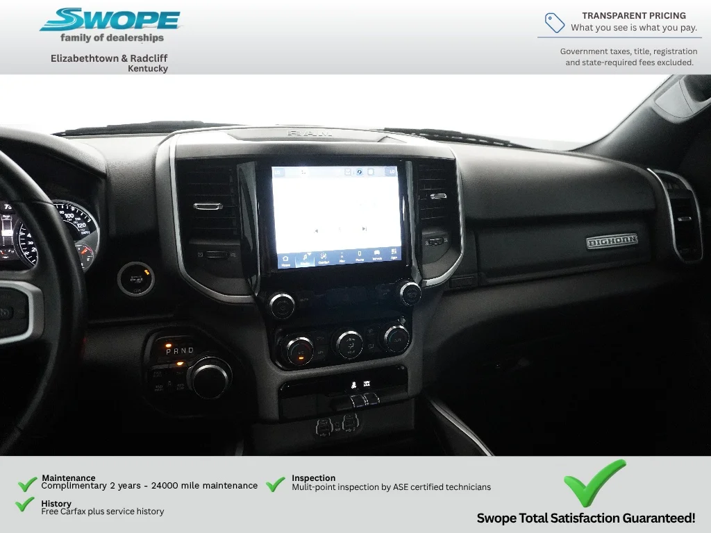 Used 2022 Bright White Clearcoat Ram Big Horn image 19