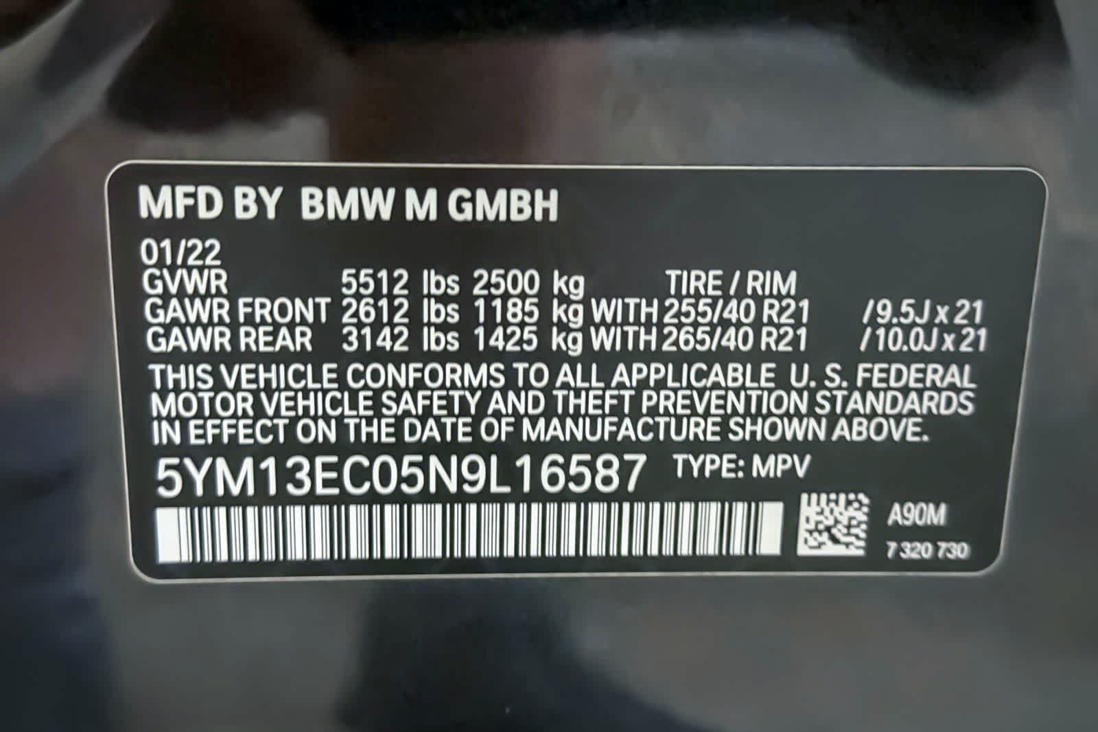 Used 2022 Dark Graphite Metallic BMW  image 30