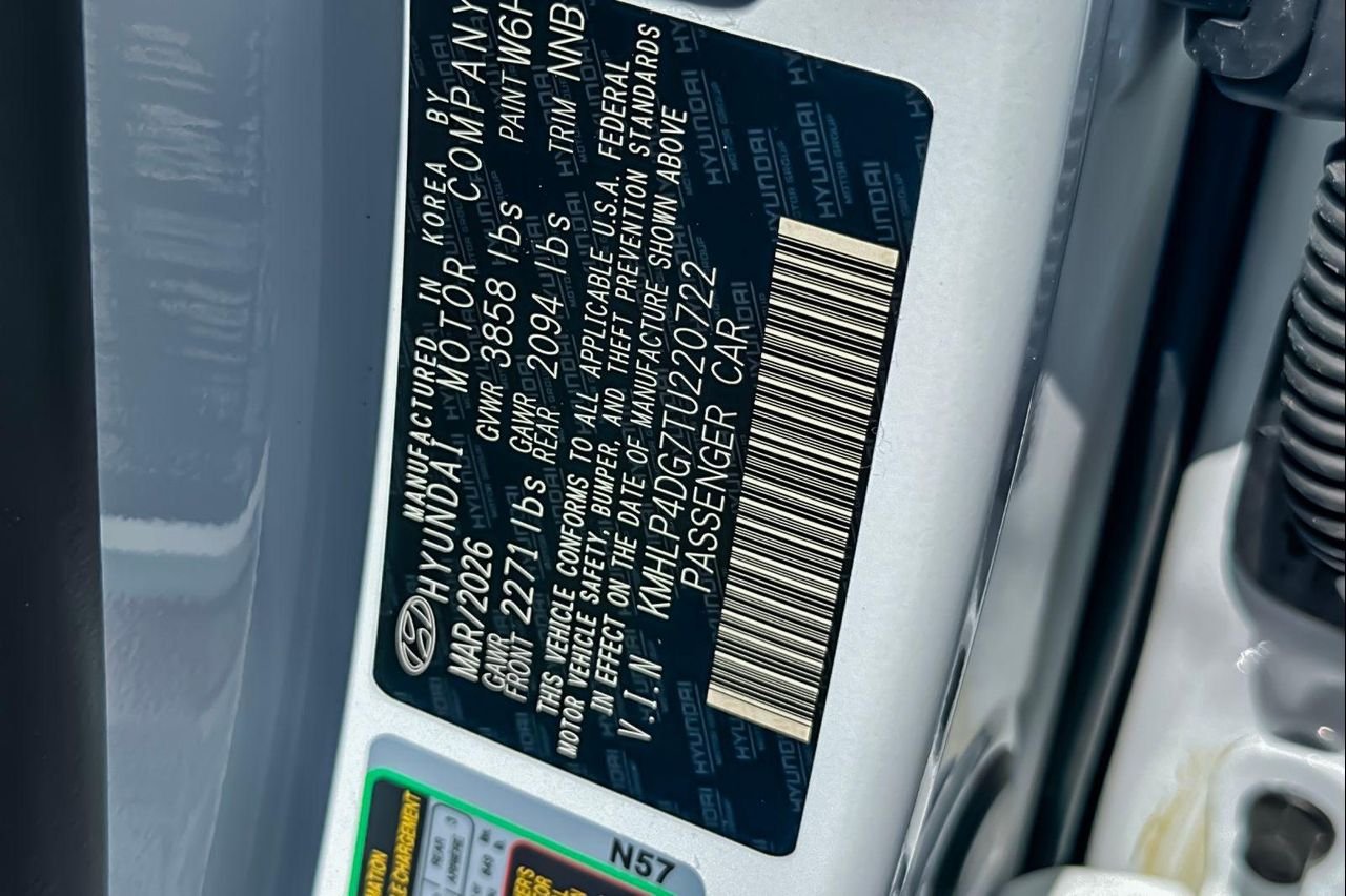 New 2026 White Hyundai Limited image 38