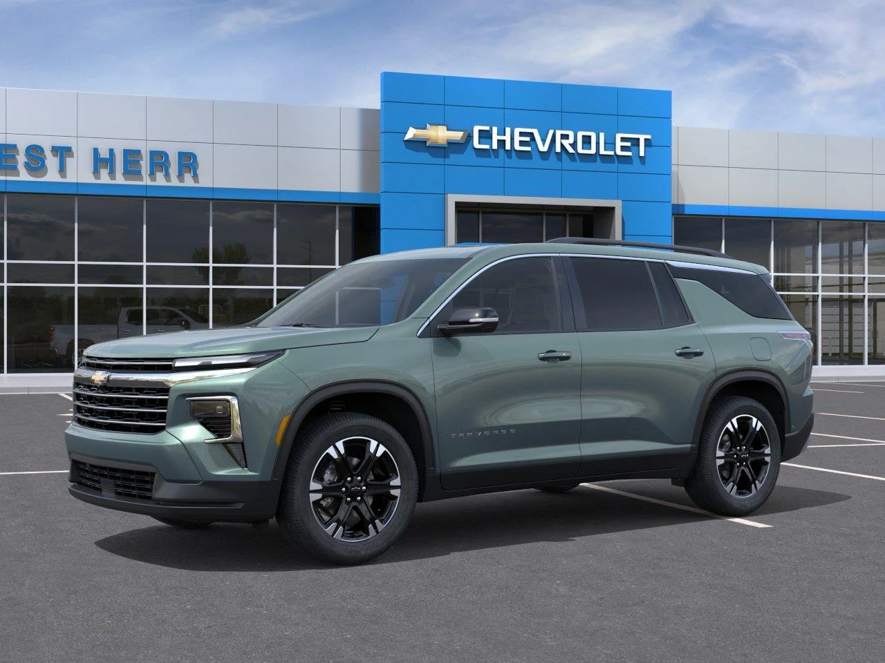 New 2027 Trillium Green Metallic Chevrolet LT image 2