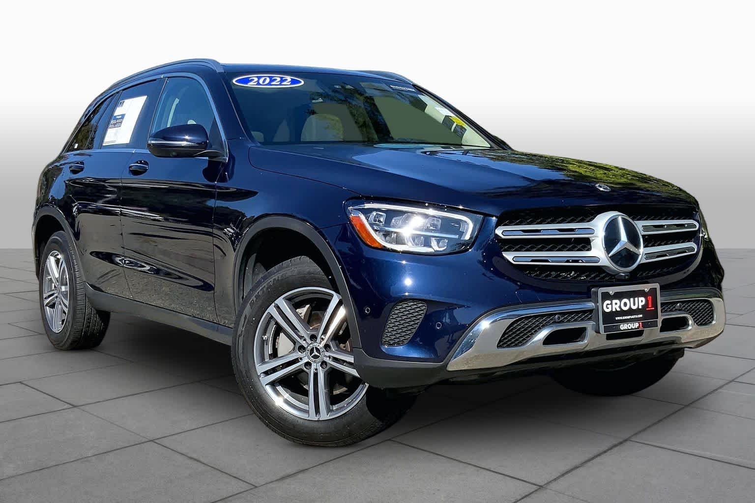 Used 2022 Lunar Blue Metallic Mercedes-Benz GLC 300 image 3