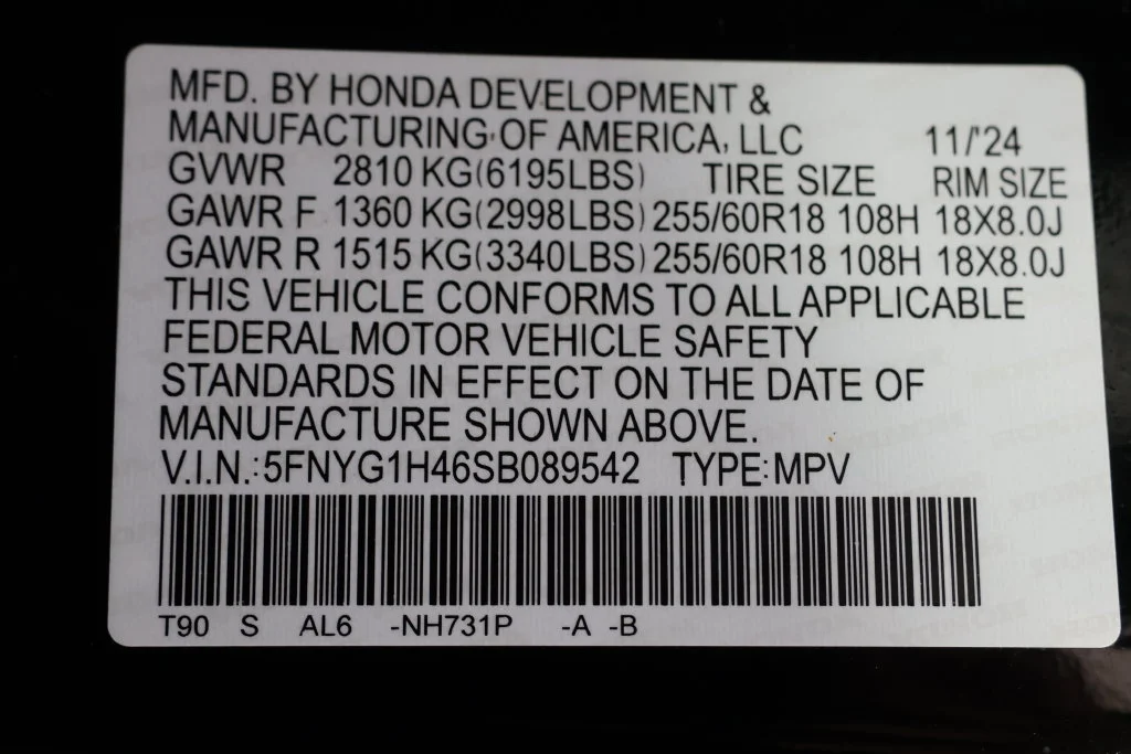 Used 2025 Black Honda EX-L image 31