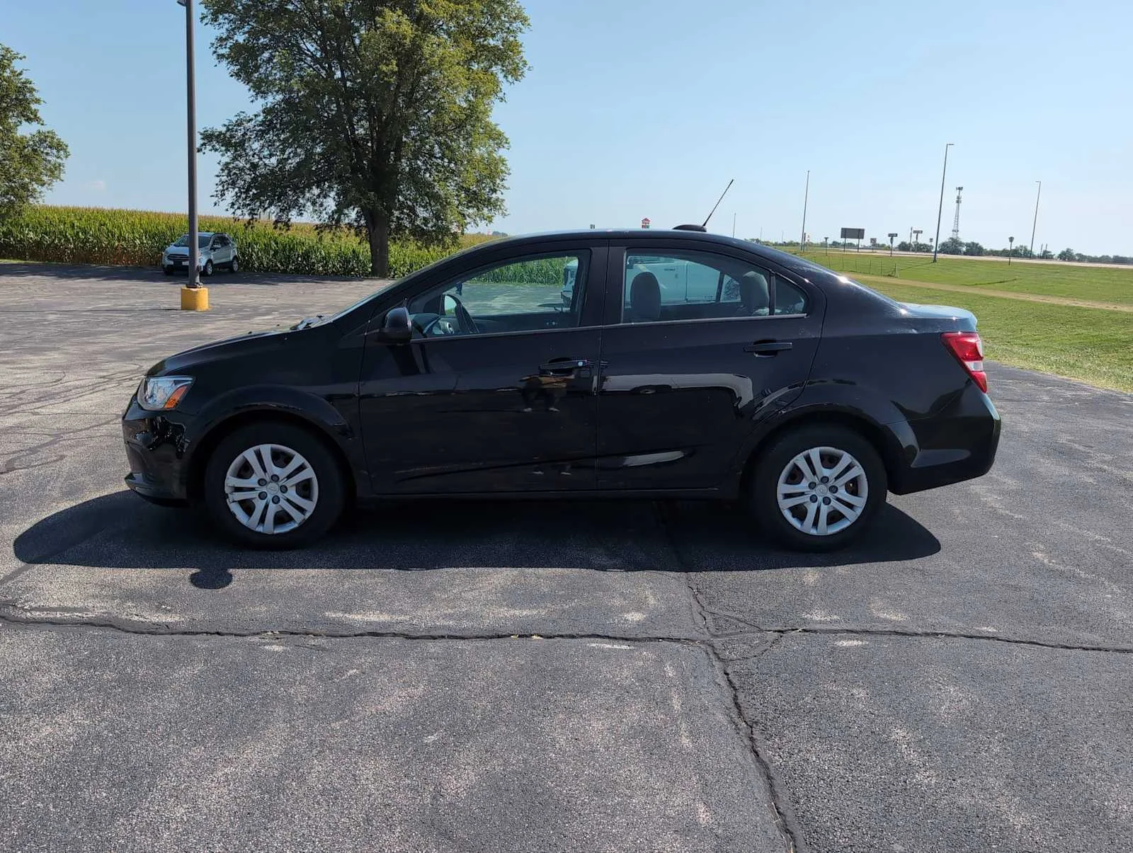 Used 2017 Chevrolet Sonic LS with VIN 1G1JB5SH7H4155852 for sale in Lexington, IL