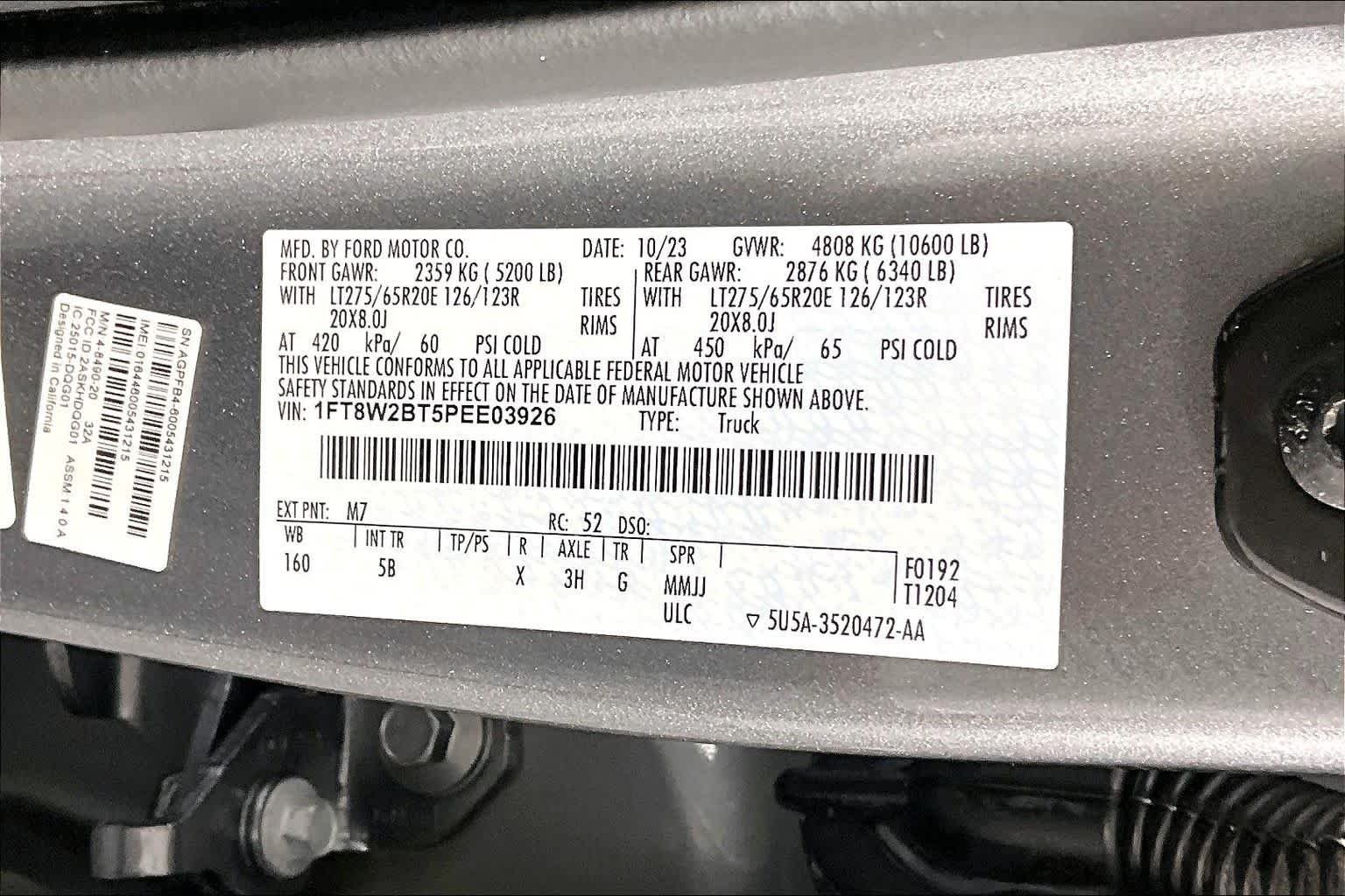 Used 2023 Carbonized Gray Ford LARIAT image 34