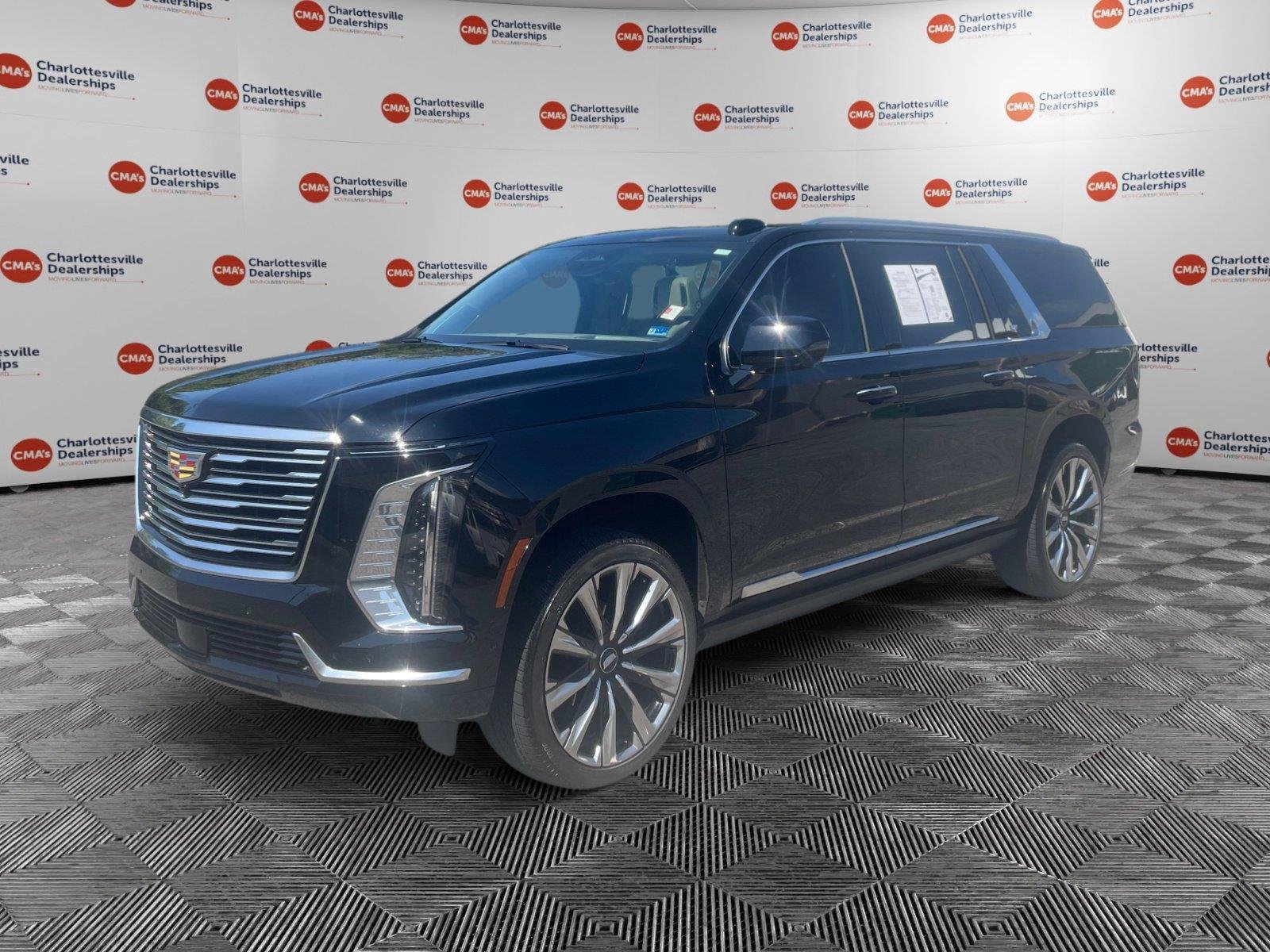 Used 2025 Crystal White Tricoat Cadillac 4WD Premium Luxury Platinum image 1