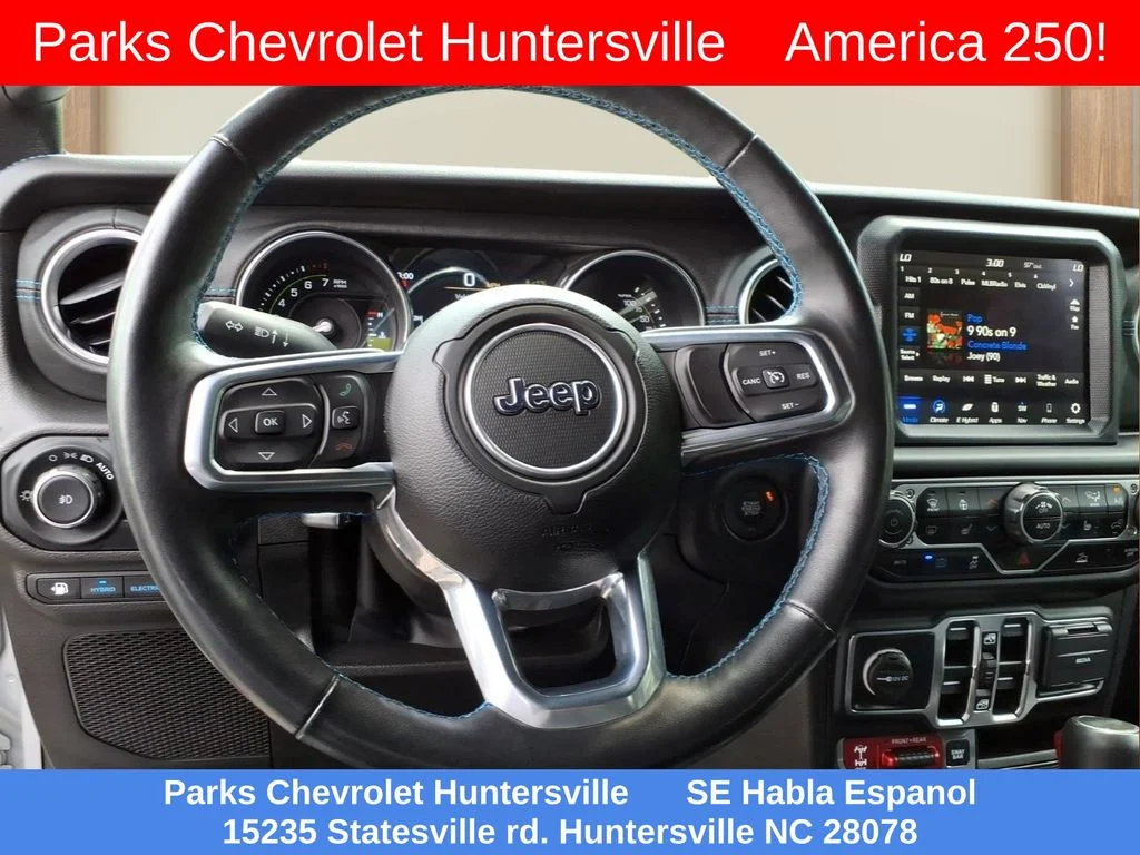Used 2023 Silver Jeep Rubicon 20th Anniversary Edition 4xe image 3