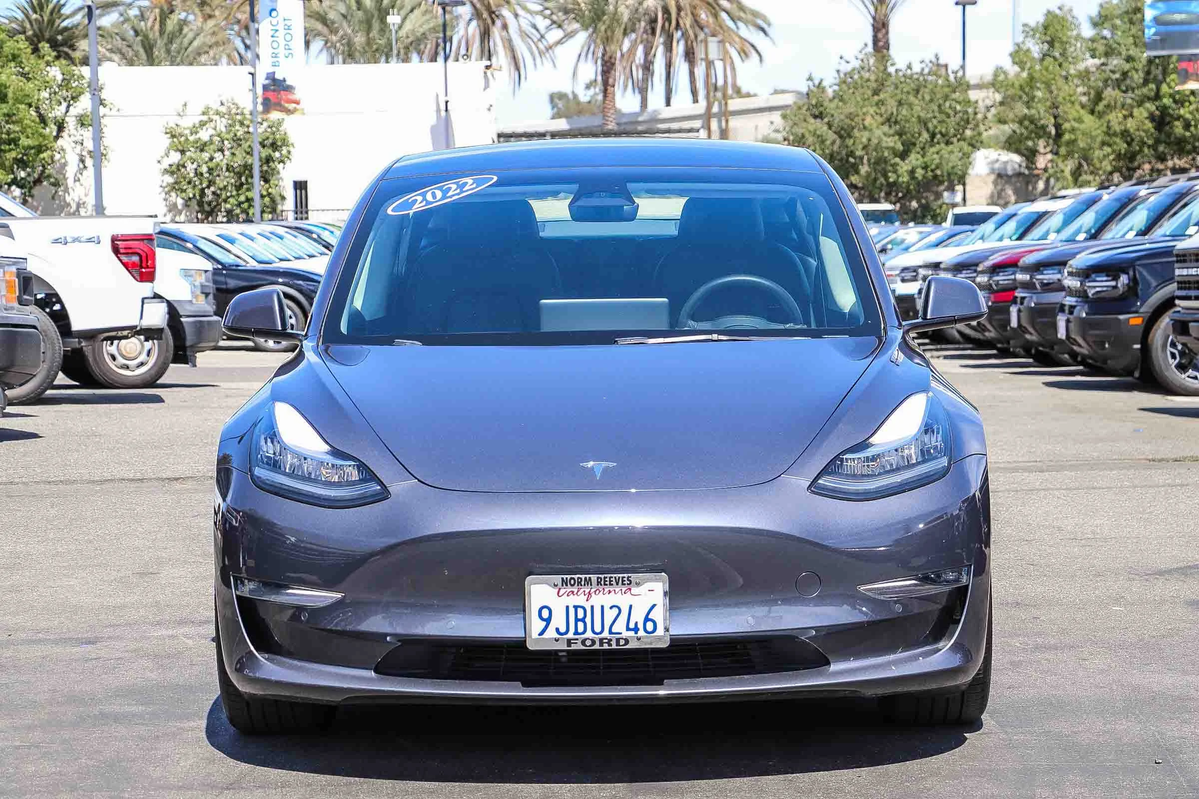 Used 2022 Tesla Model 3 Long Range with VIN 5YJ3E1EB5NF277749 for sale in Cerritos, CA