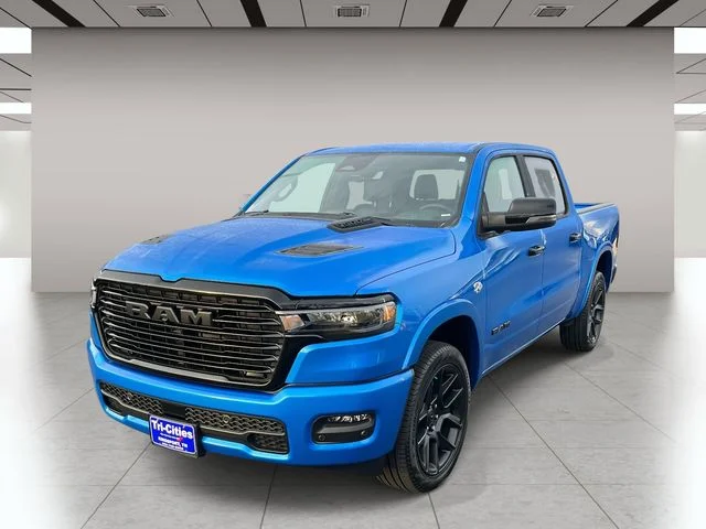 New 2026 Hydro Blue Pearl-Coat Exterior Paint RAM Laramie image 9