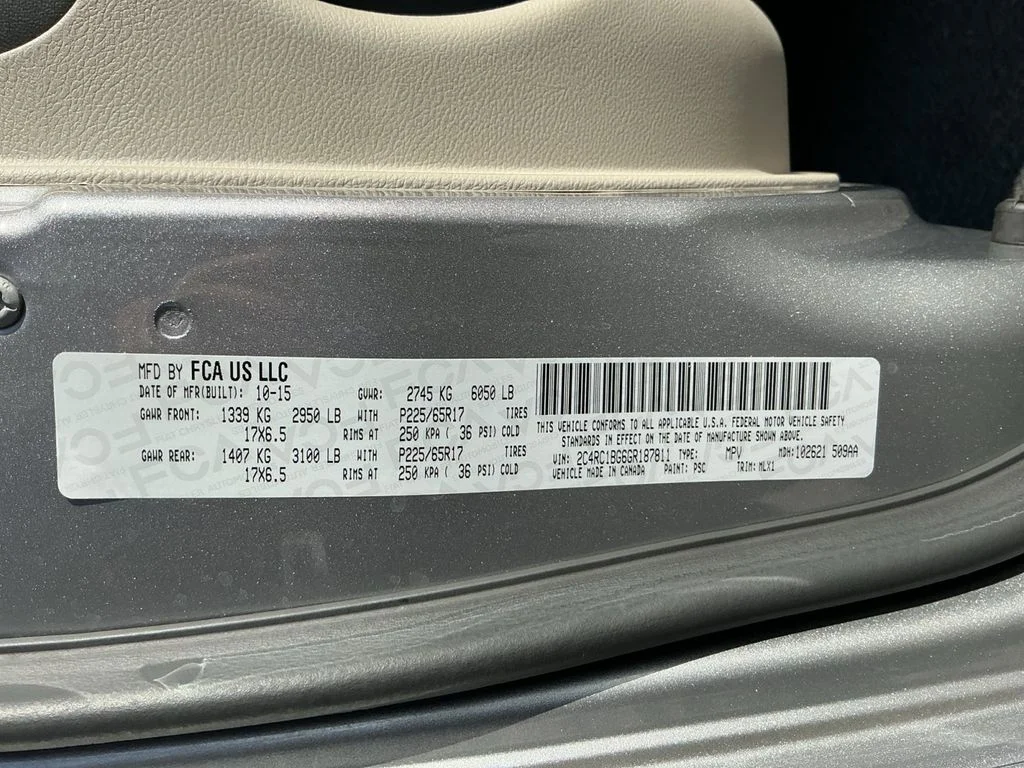 Used 2016 Silver Chrysler Touring image 24