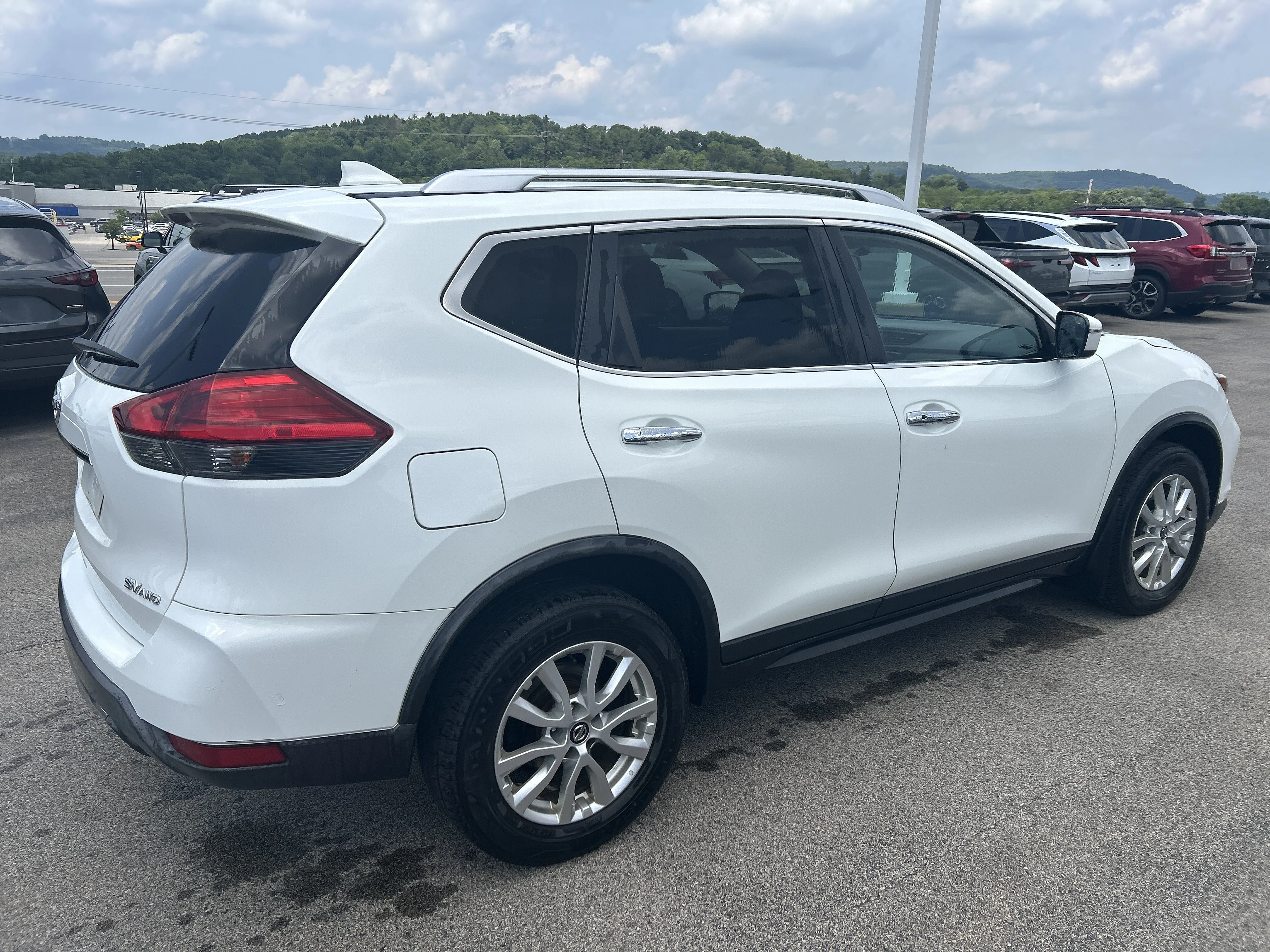 Used 2017 Nissan Rogue SV with VIN KNMAT2MV9HP584673 for sale in Indiana, PA