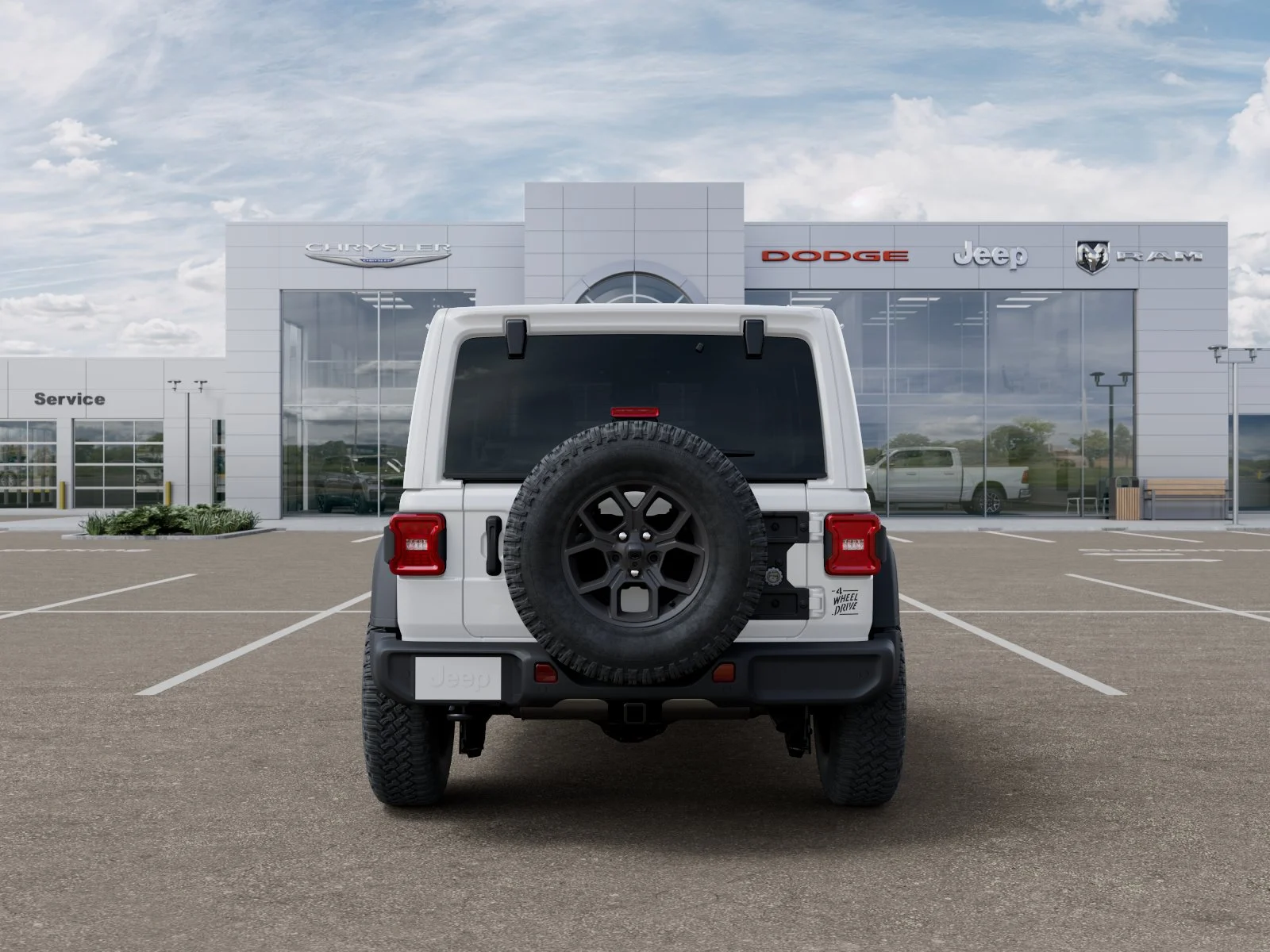 New 2026 Bright White Clear-Coat Exterior Paint Jeep Willys image 60