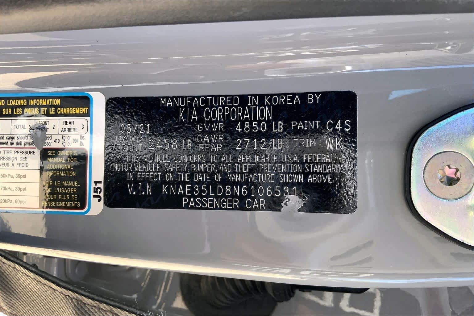 Used 2022 Ceramic Silver Kia GT-Line image 33