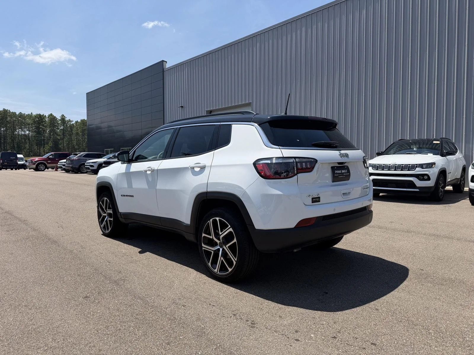 Used 2025 Bright White Clearcoat Jeep Limited image 4