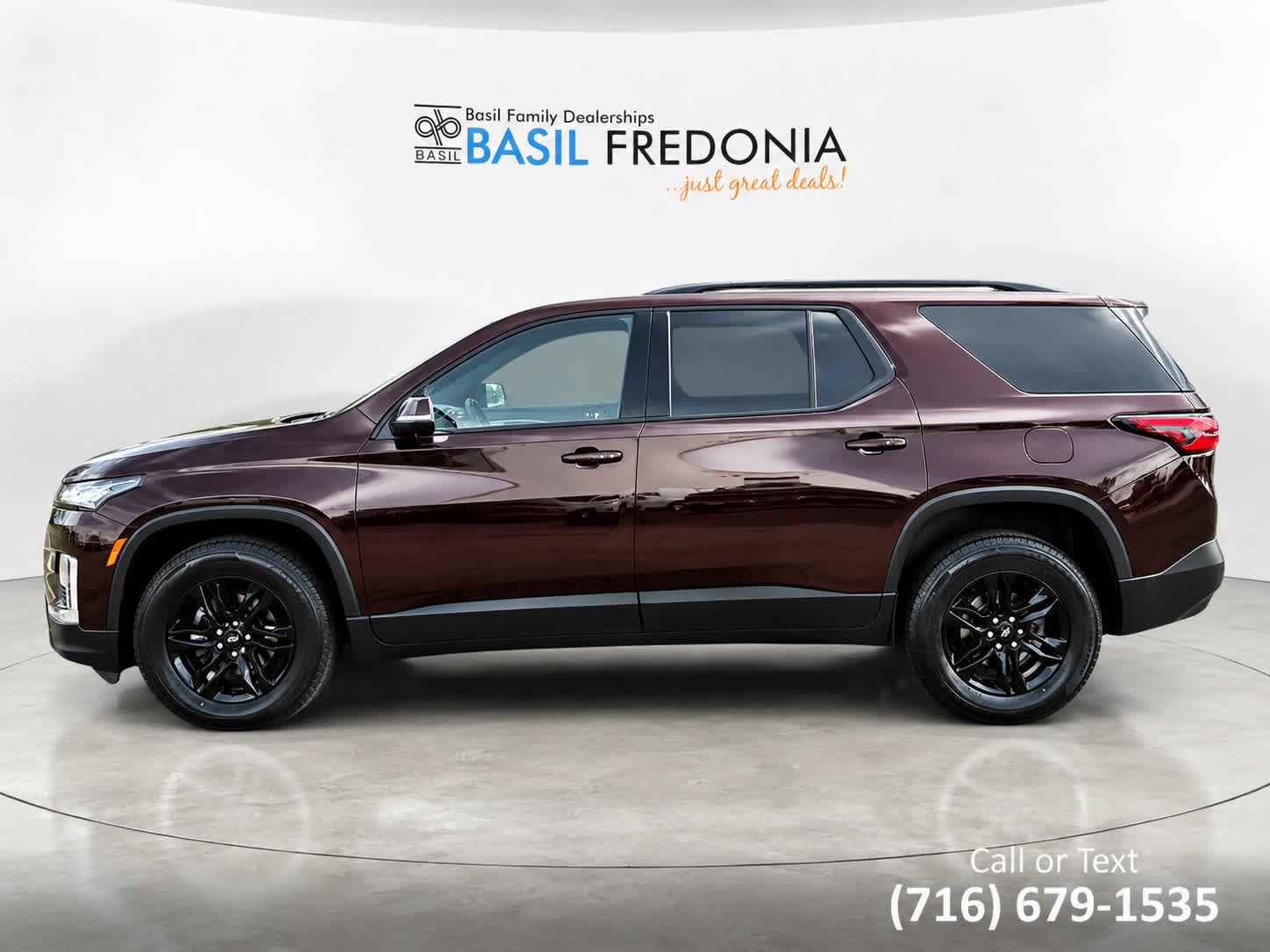 Used 2023 Black Cherry Metallic Chevrolet LT Cloth image 2