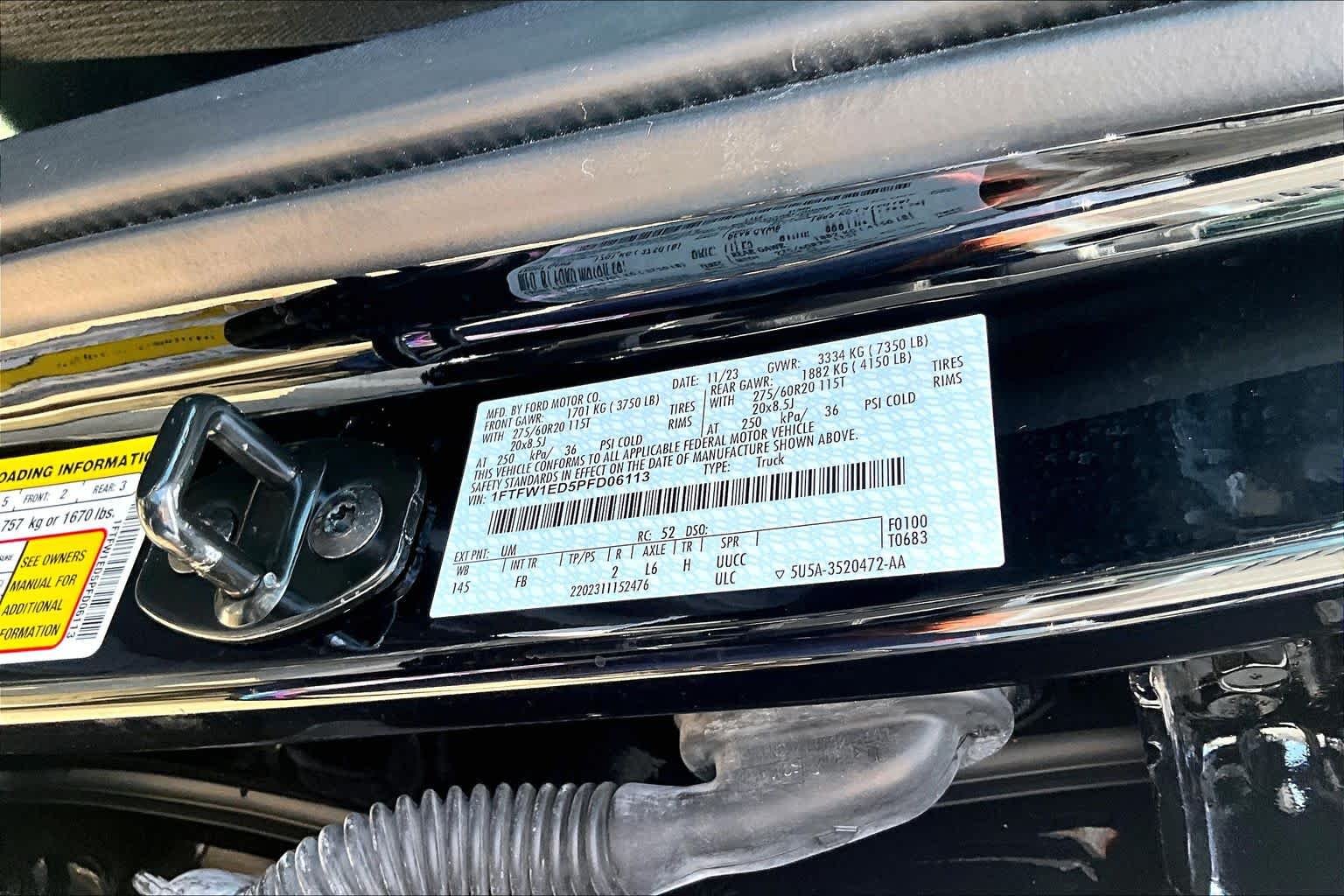Certified Used 2023 Agate Black Metallic Ford XLT image 34