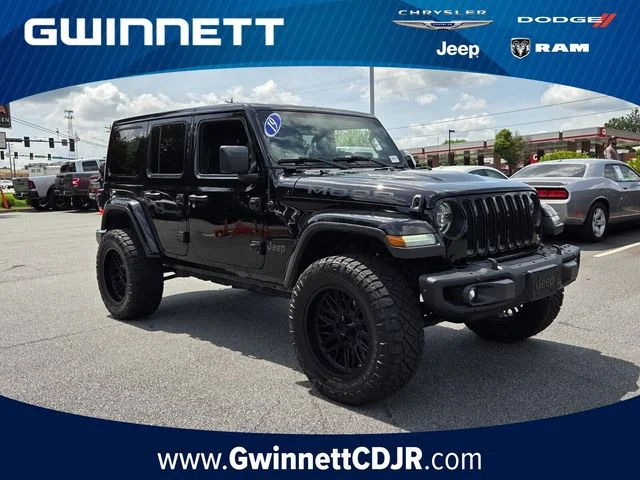 Used 2019 Black Jeep Unlimited Sahara image 1