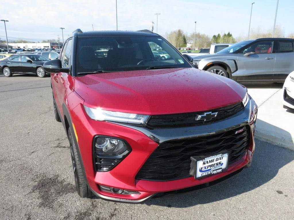 Used 2021 Scarlet Red Metallic Chevrolet RS image 4