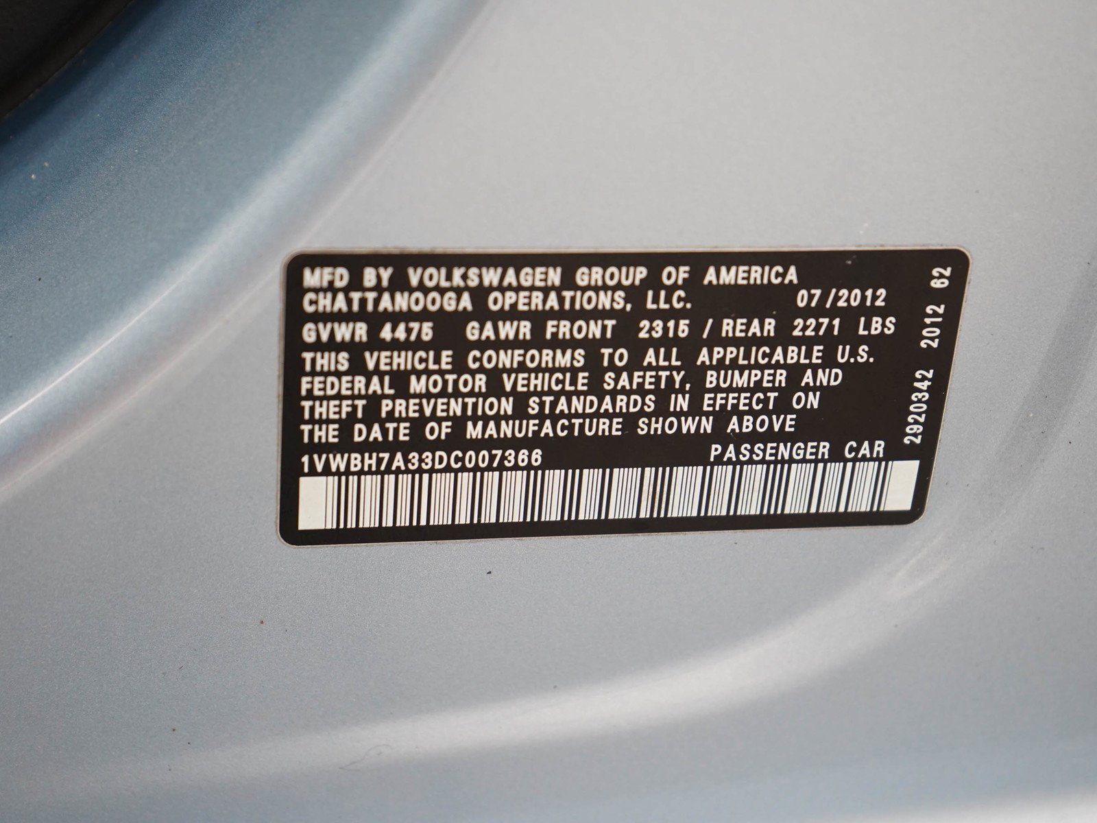 Used 2013 Glacier Blue Metallic Volkswagen 2.5 SE image 25