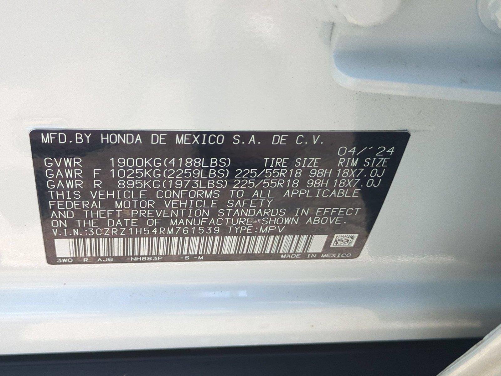 Used 2024 Platinum White Pearl Honda Sport image 39