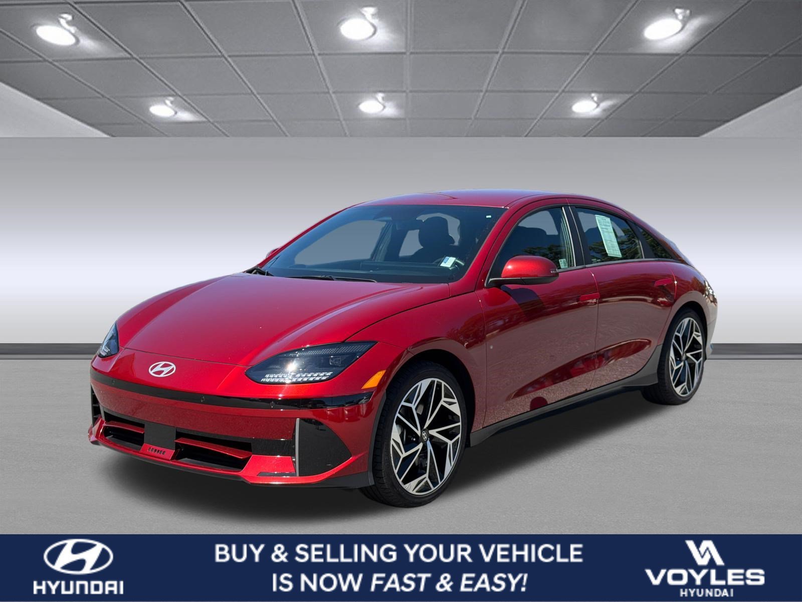 Certified Used 2024 Ultimate Red Hyundai SEL image 1