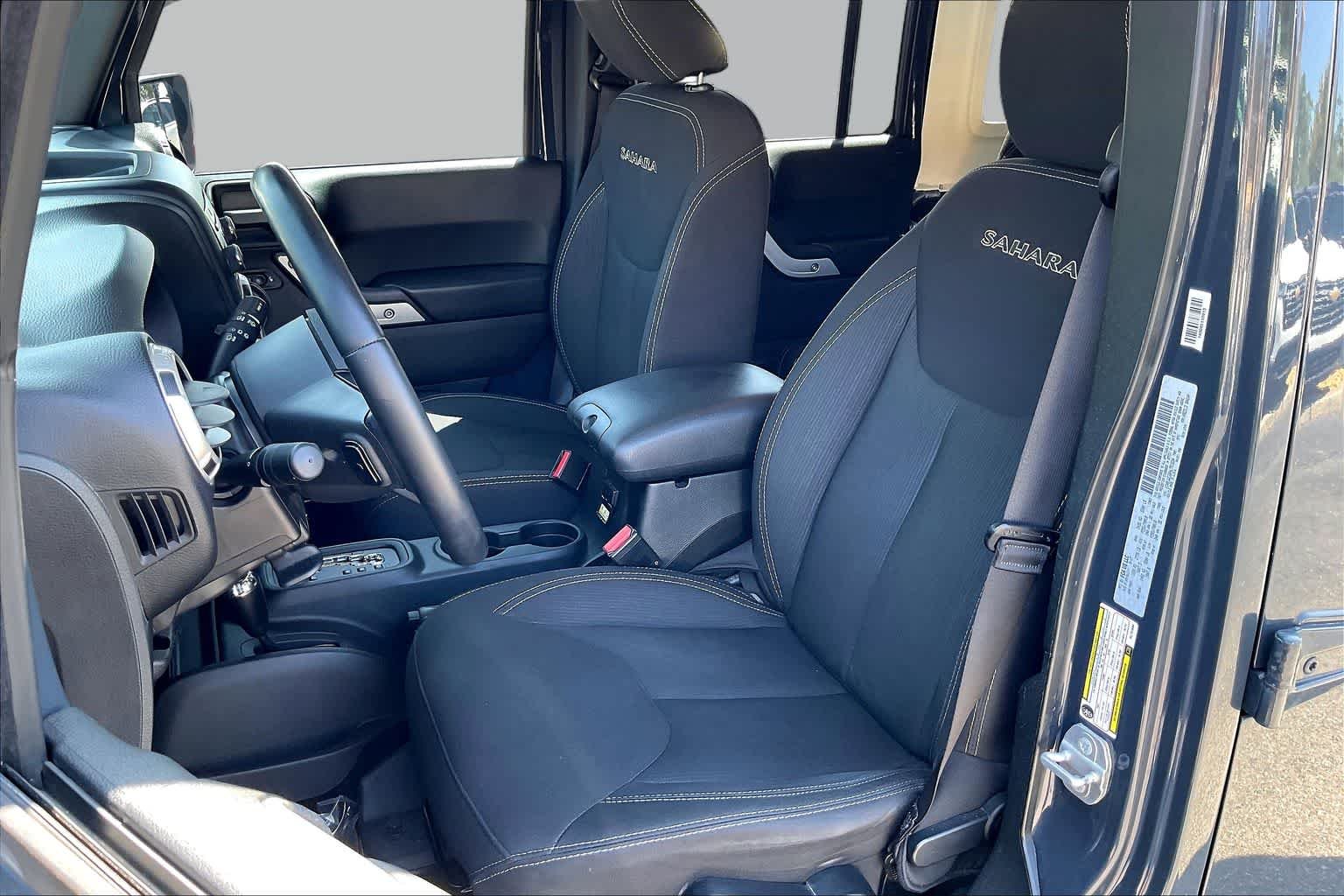 Used 2017 Rhino Clearcoat Jeep Sahara image 24