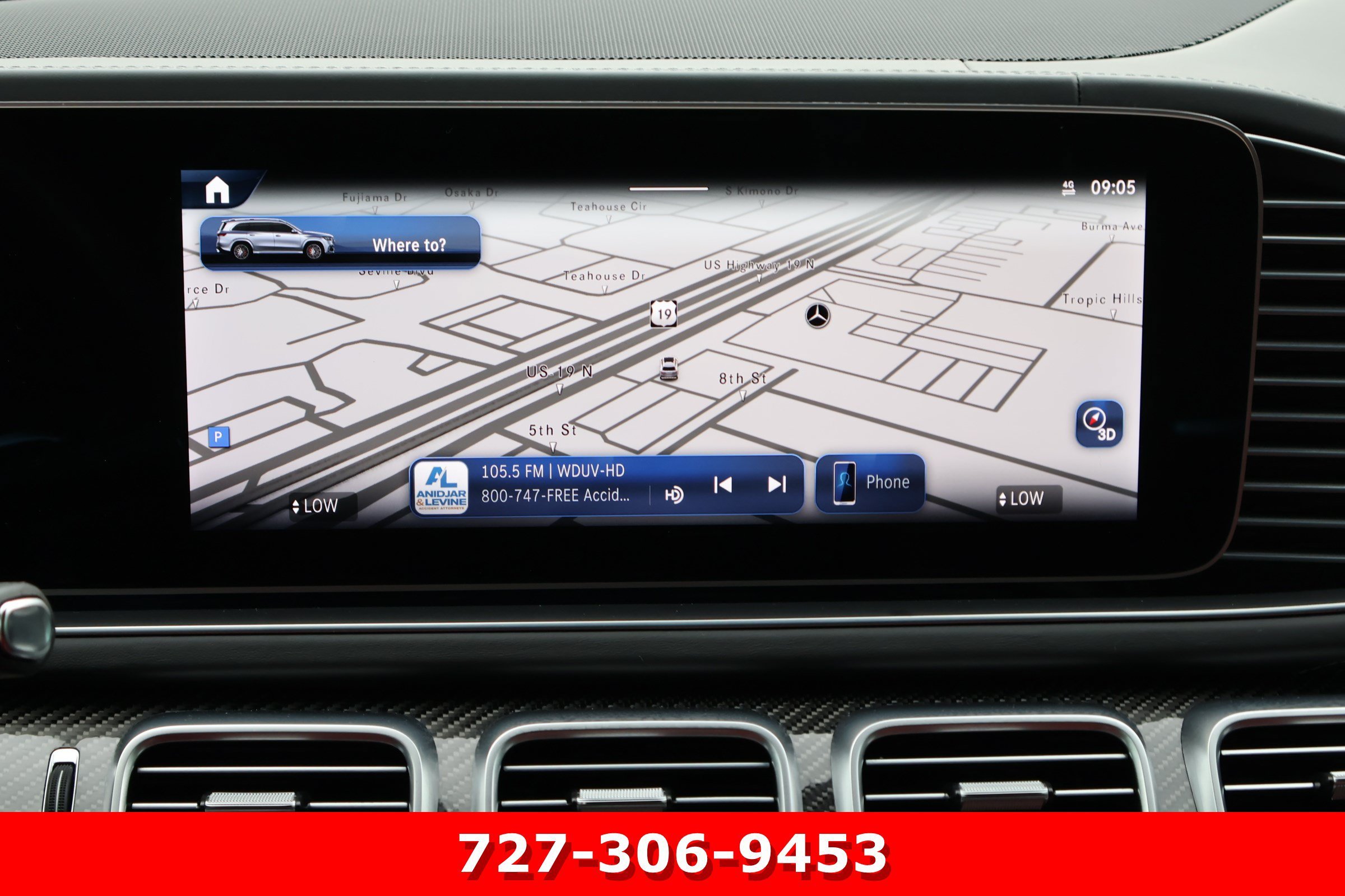 Certified Used 2026 Moonlight White Mercedes-Benz AMG® GLS 63 image 3