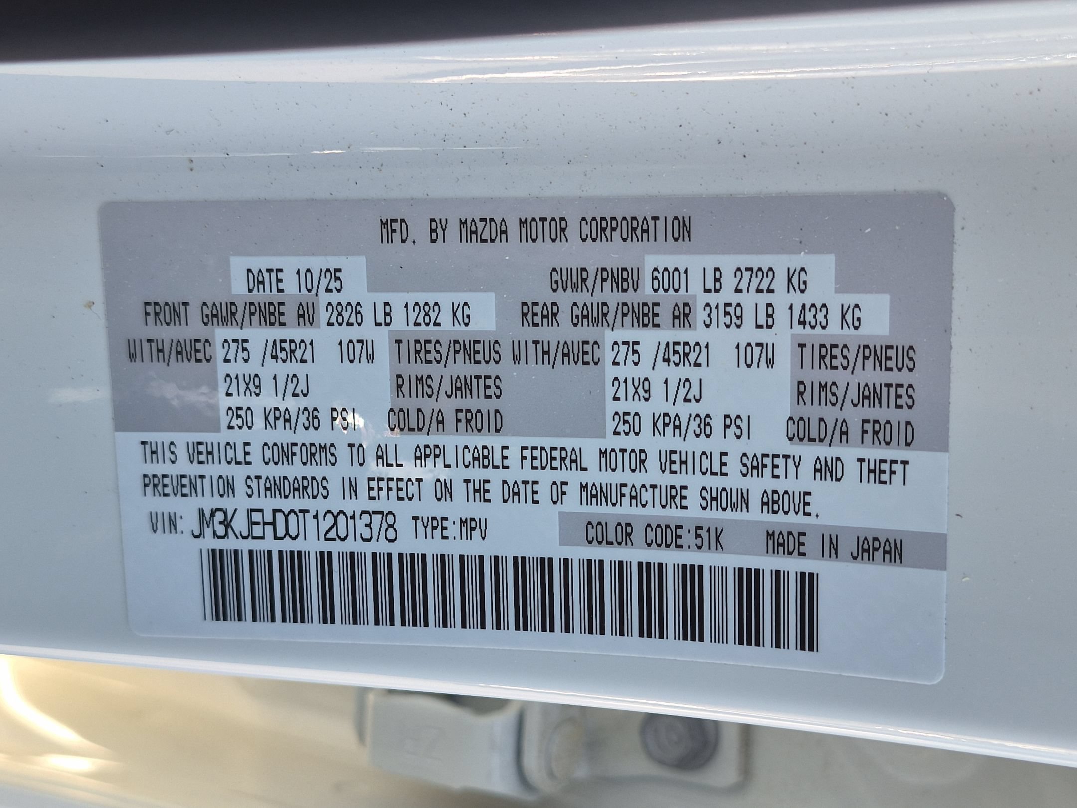 Certified Used 2026 Rhodium White Premium Mazda 3.3 Turbo Premium Plus image 38