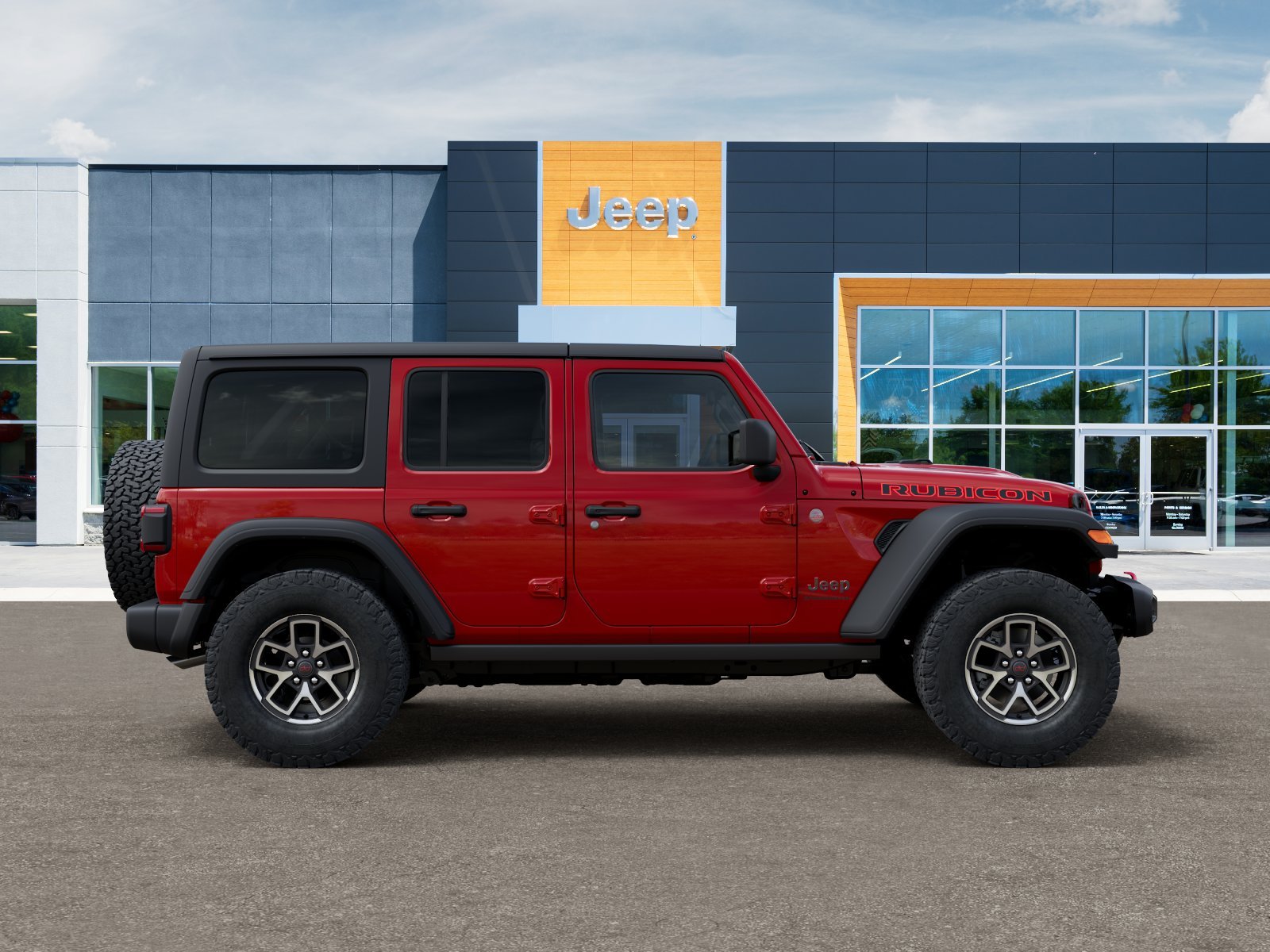 New 2026 Firecracker Red Clear-Coat Exterior Paint Jeep Rubicon image 47