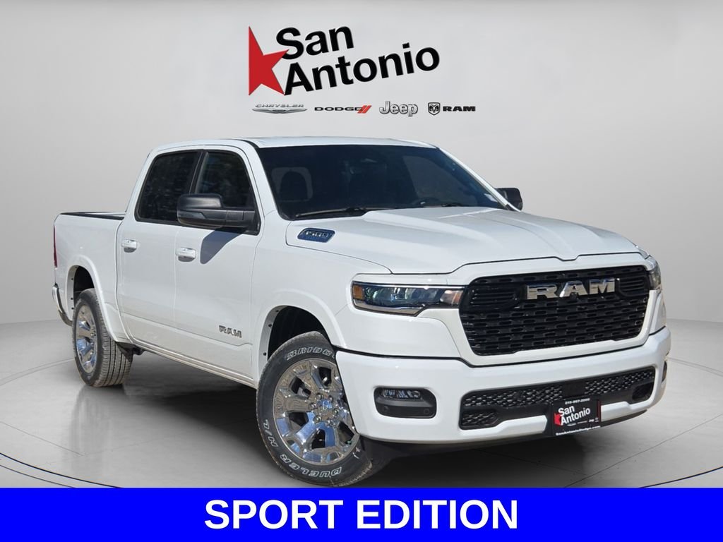 New 2025 Bright White Clear-Coat Exterior Paint RAM Big Horn/Lone Star image 2