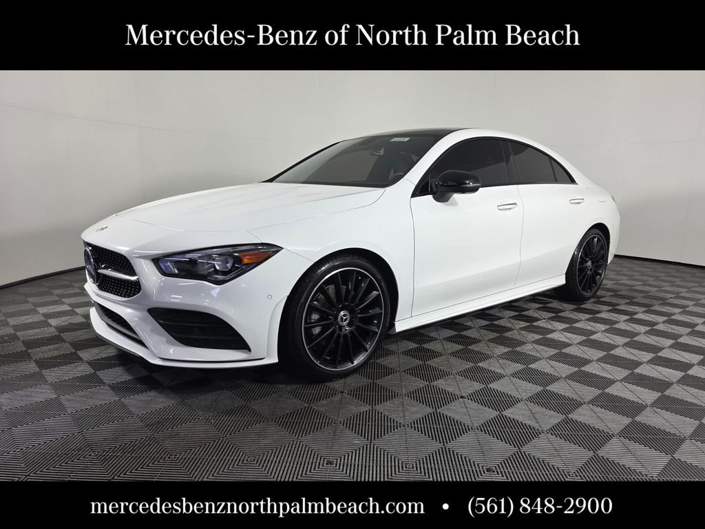 Certified Used 2023 White Mercedes-Benz CLA 250 image 1