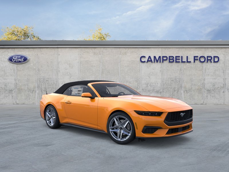 New 2026 Orange Fury Metallic Tri-coat Ford EcoBoost® Convertible image 15