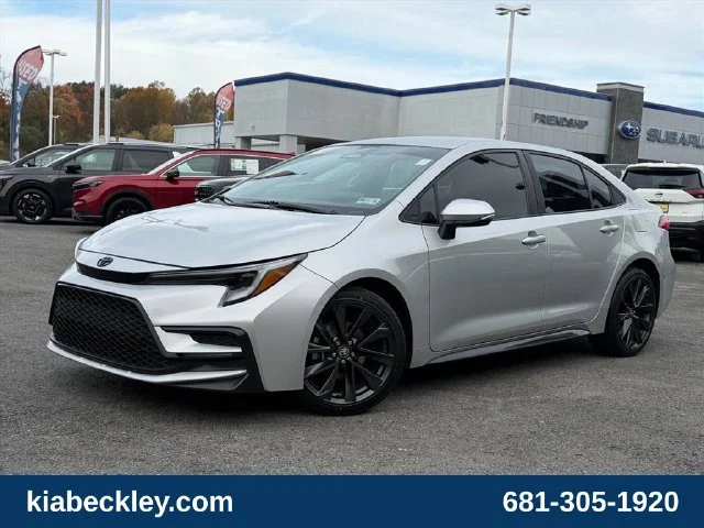 Used 2024 Silver Toyota SE image 2