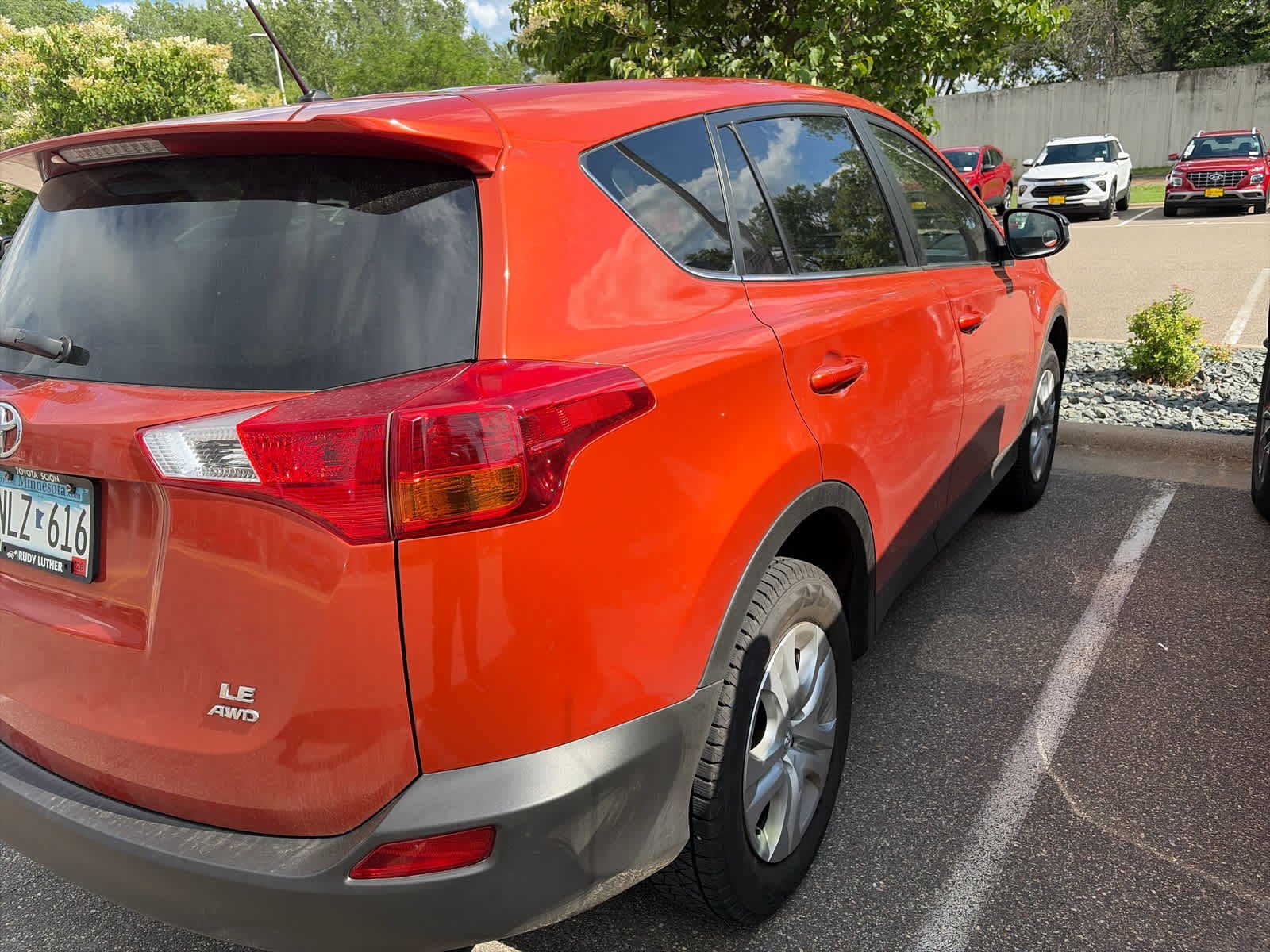 Used 2015 Hot Lava Toyota LE image 6