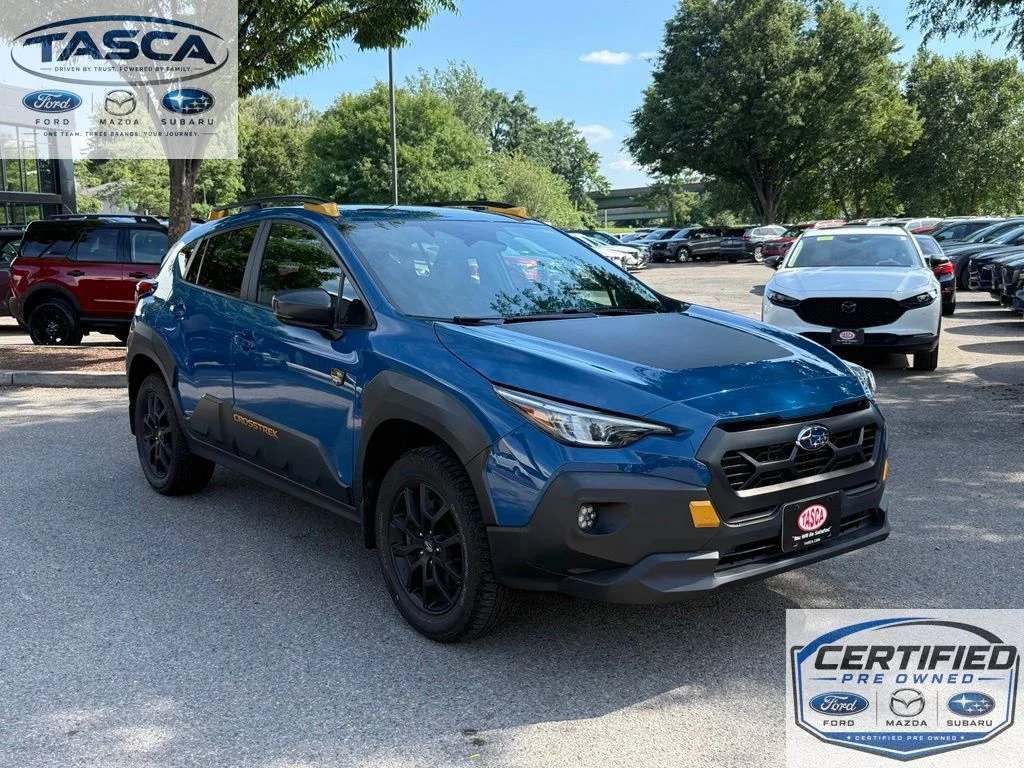 Used 2024 Geyser Blue Subaru Wilderness image 1