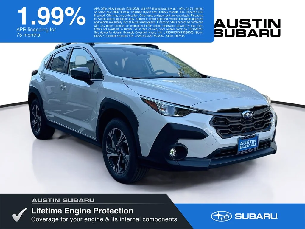 New 2026 White Subaru Premium image 1