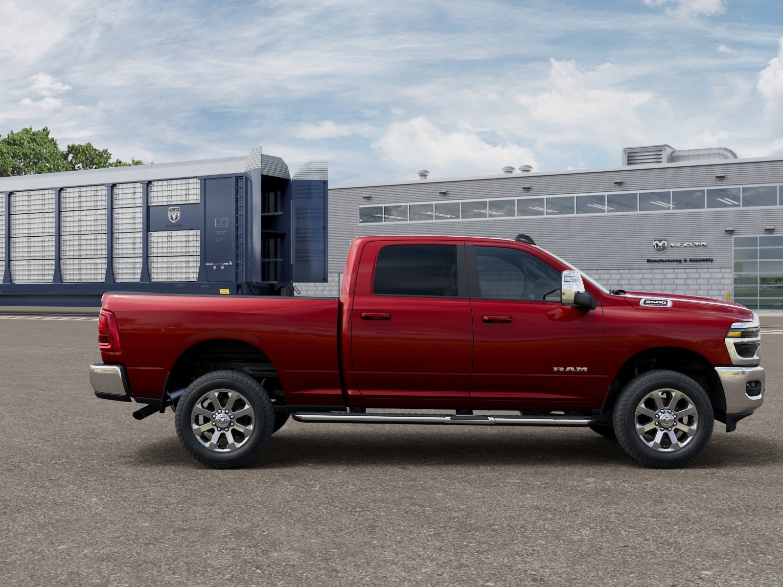 New 2026 Molten Red Pearl-Coat Exterior Paint RAM LARAMIE image 12