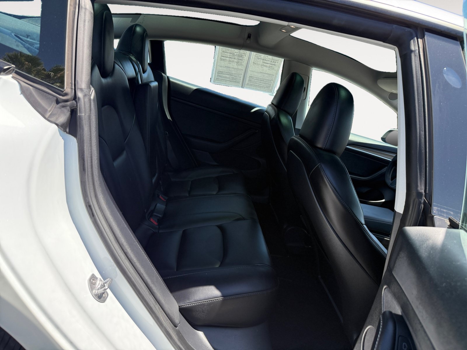 Used 2023 Pearl White Multi Coat Tesla Base image 18