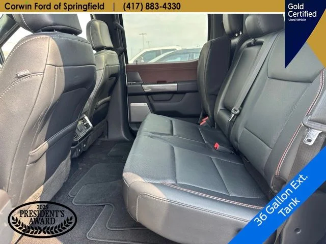 Used 2022 White Metallic Ford Lariat image 14