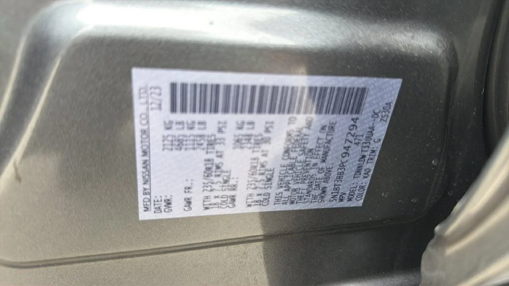 Certified Used 2023 Gun Metallic Nissan SV image 7