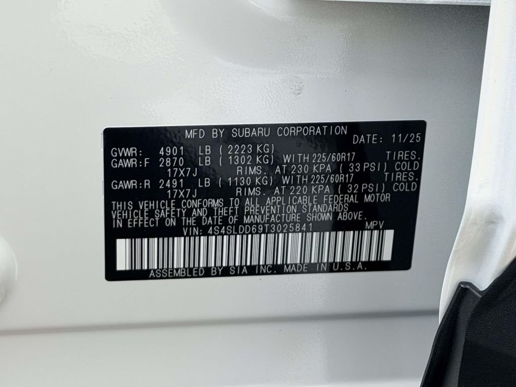 Certified Used 2026 White Subaru Premium image 25