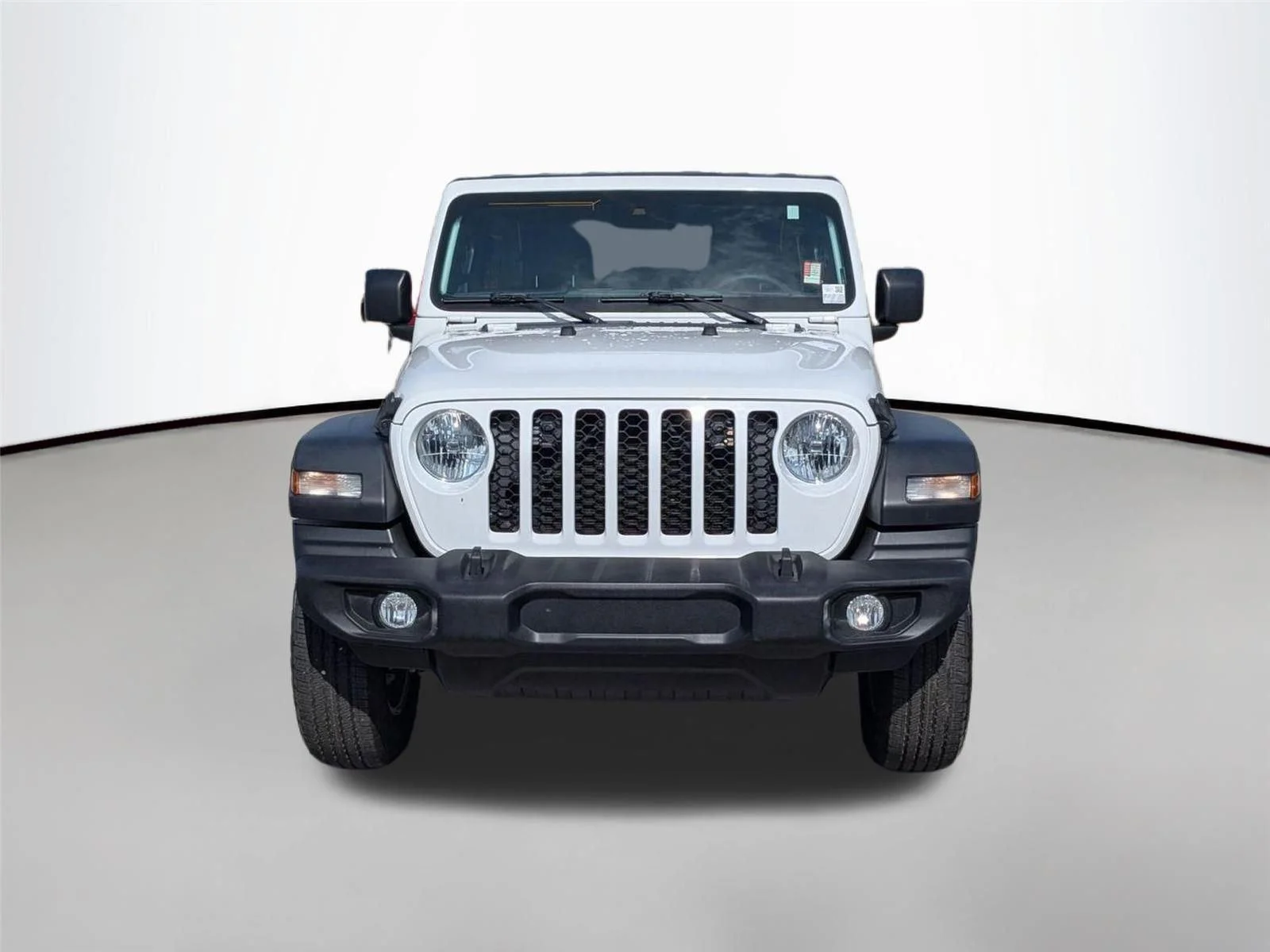 Used 2024 Bright White Clearcoat Jeep Sport S image 2