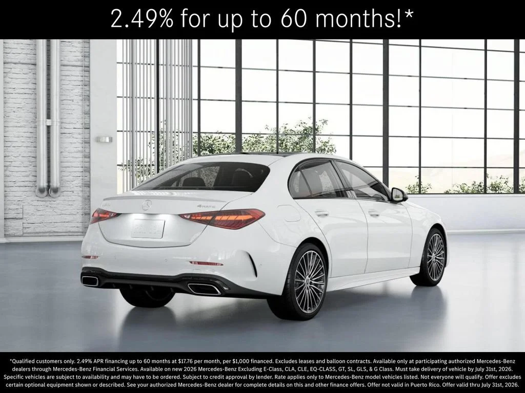 New 2026 Polar White Mercedes-Benz C 300 image 64